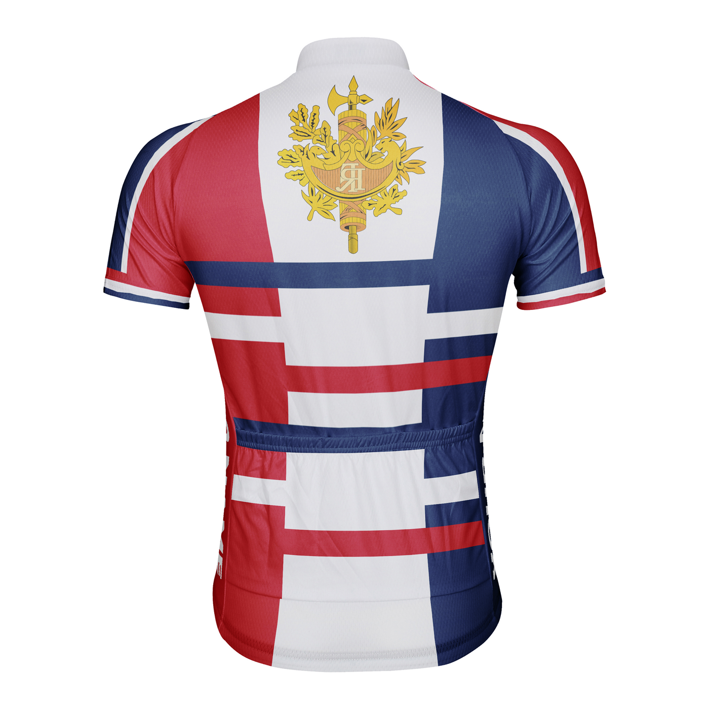 Customized France Men's Cycling Jersey Short Sleeve