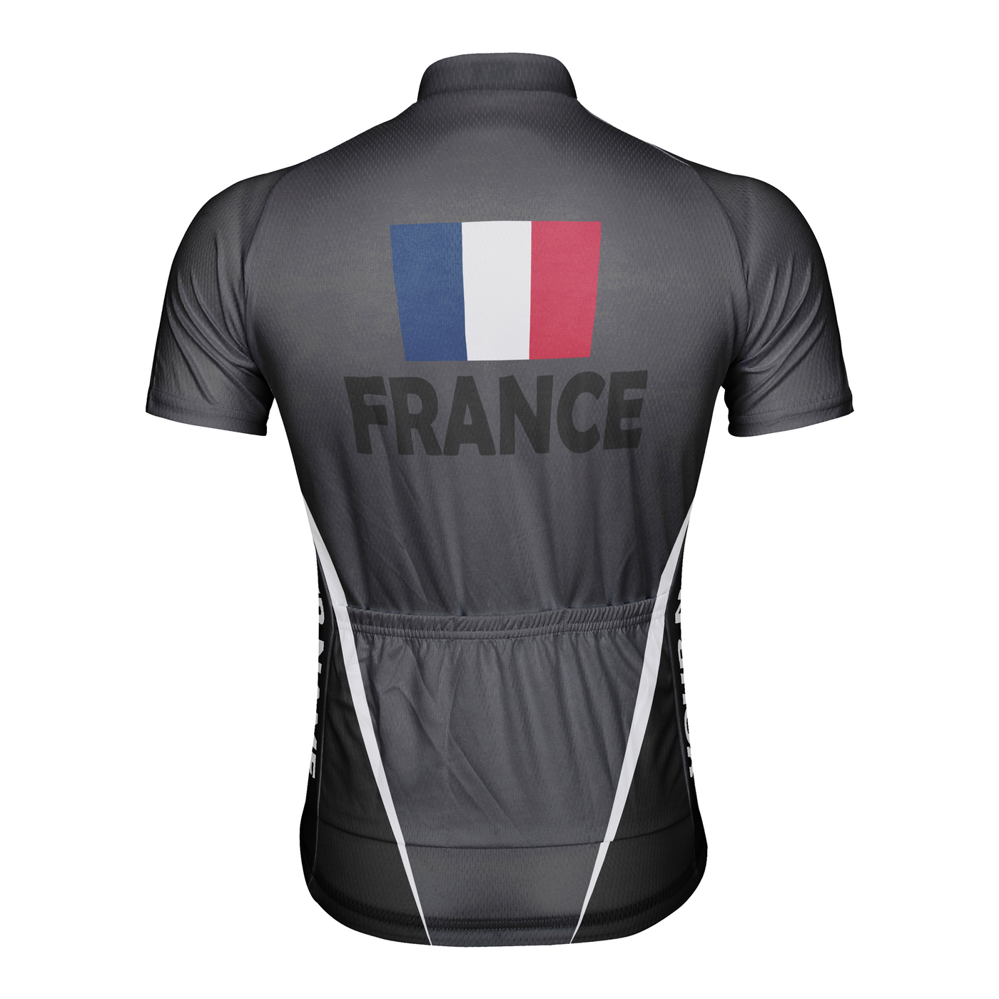 Customized France Men's Cycling Jersey Short Sleeve