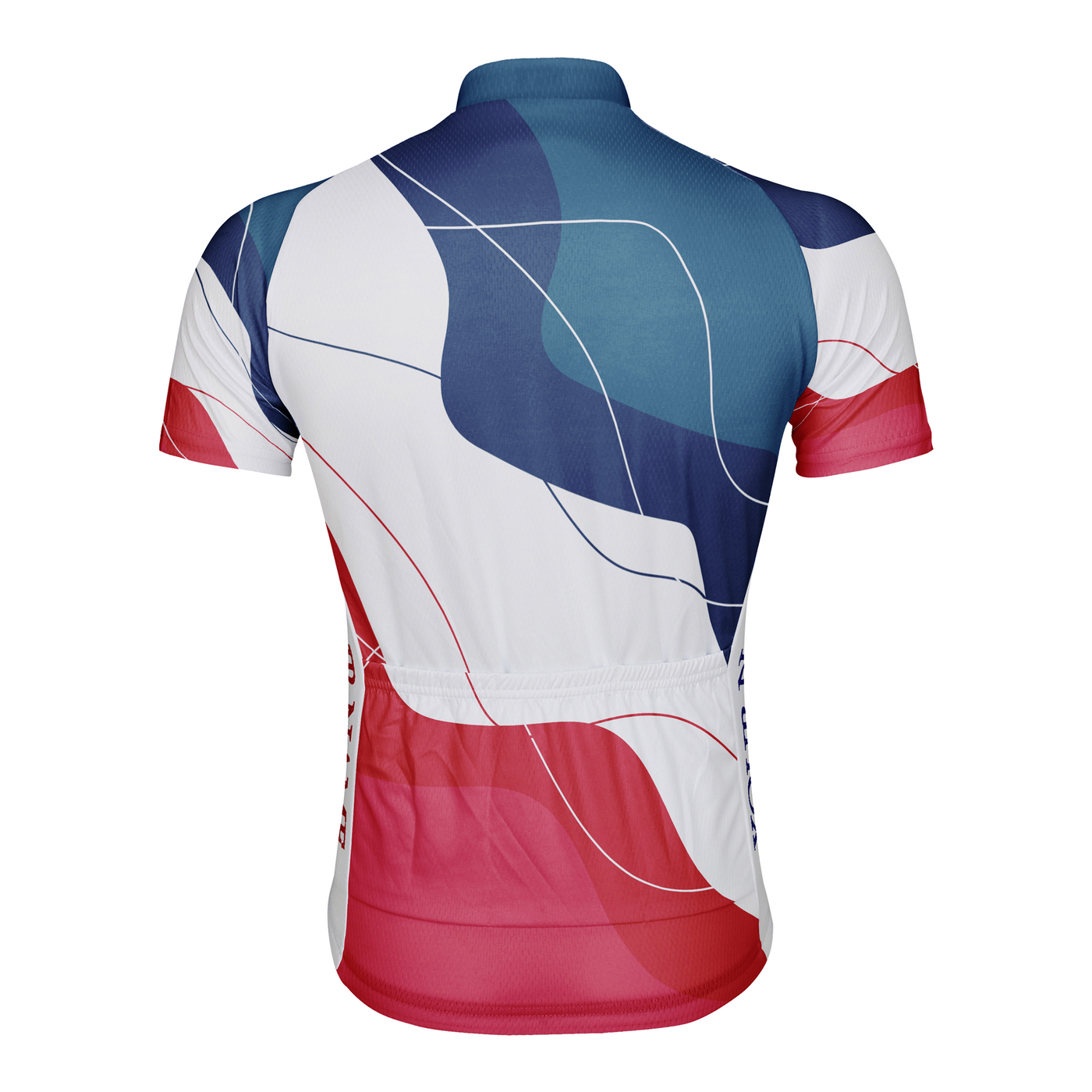 Customized France Men's Cycling Jersey Short Sleeve