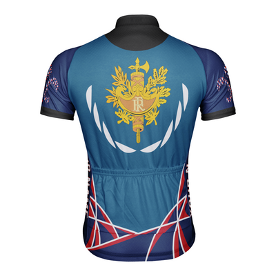 Customized France Men's Cycling Jersey Short Sleeve