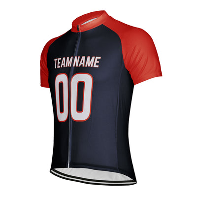 Customized Houston Team Men's Cycling Jersey Short Sleeve