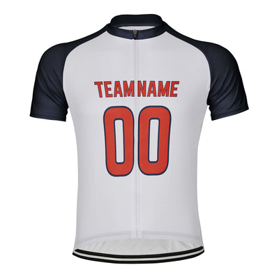 Customized Houston Team Men's Cycling Jersey Short Sleeve