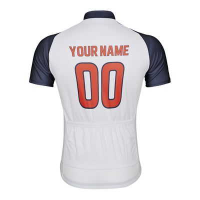 Customized Houston Team Men's Cycling Jersey Short Sleeve