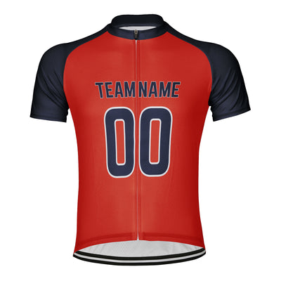 Customized Houston Team Men's Cycling Jersey Short Sleeve