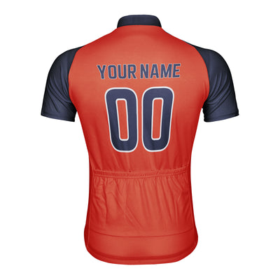 Customized Houston Team Men's Cycling Jersey Short Sleeve