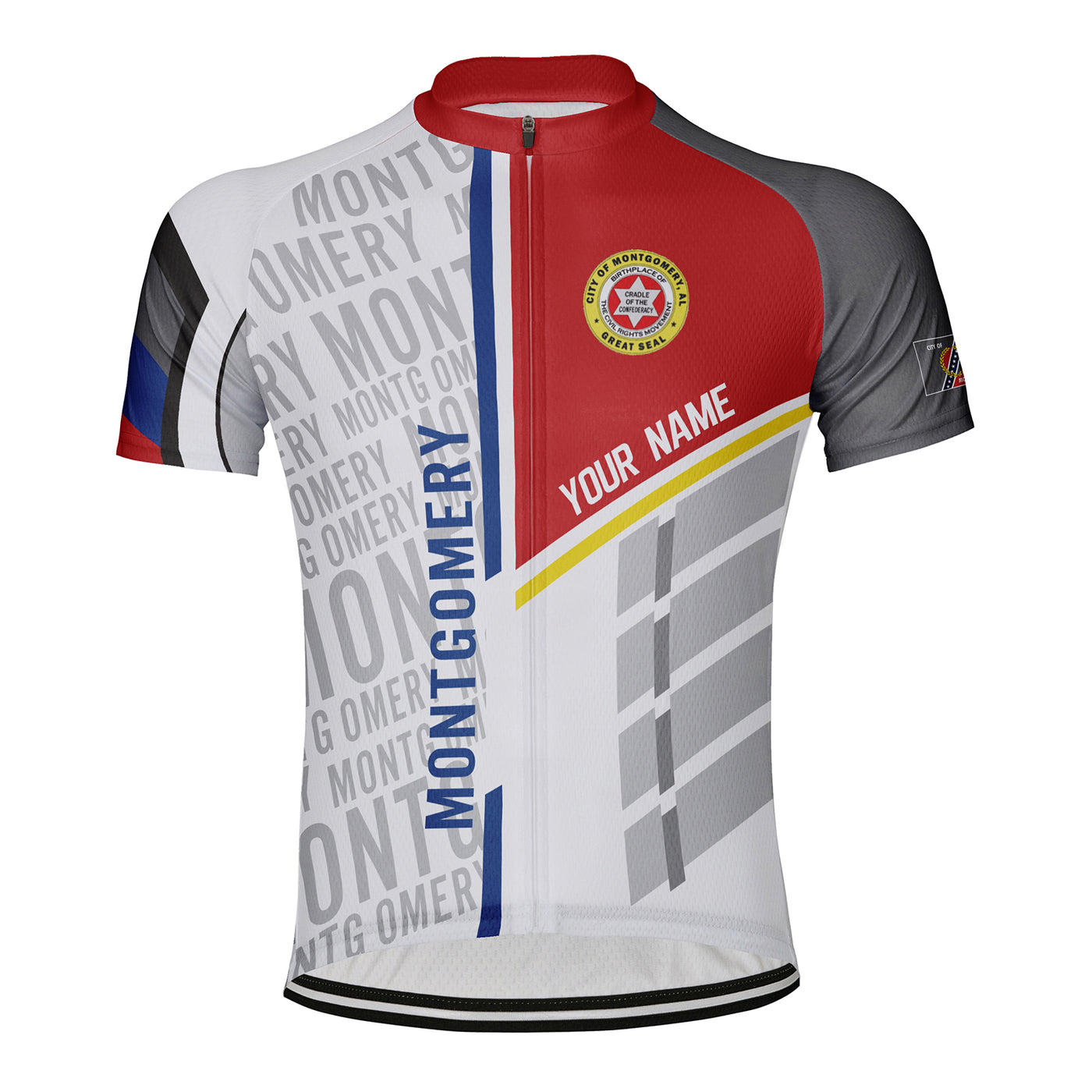Customized Montgomery Men's Cycling Jersey Short Sleeve