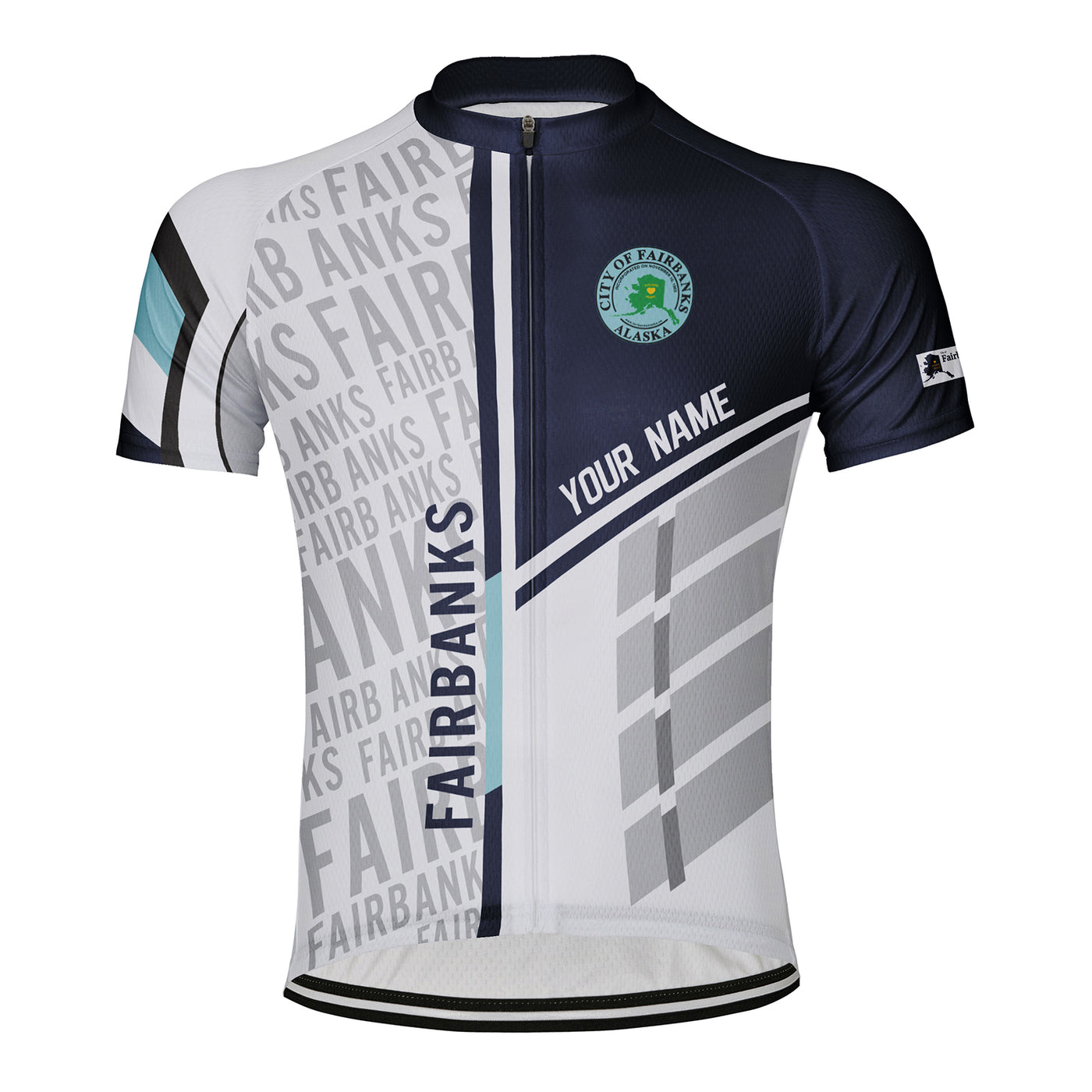Customized Fairbanks Men's Cycling Jersey Short Sleeve