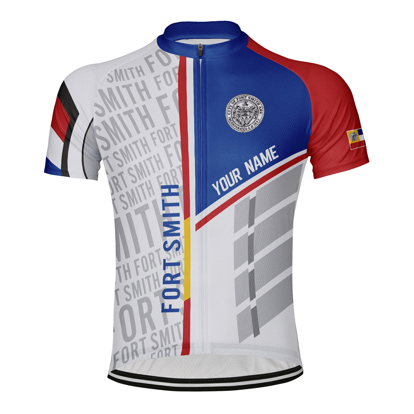 Customized Fort Smith Men's Cycling Jersey Short Sleeve