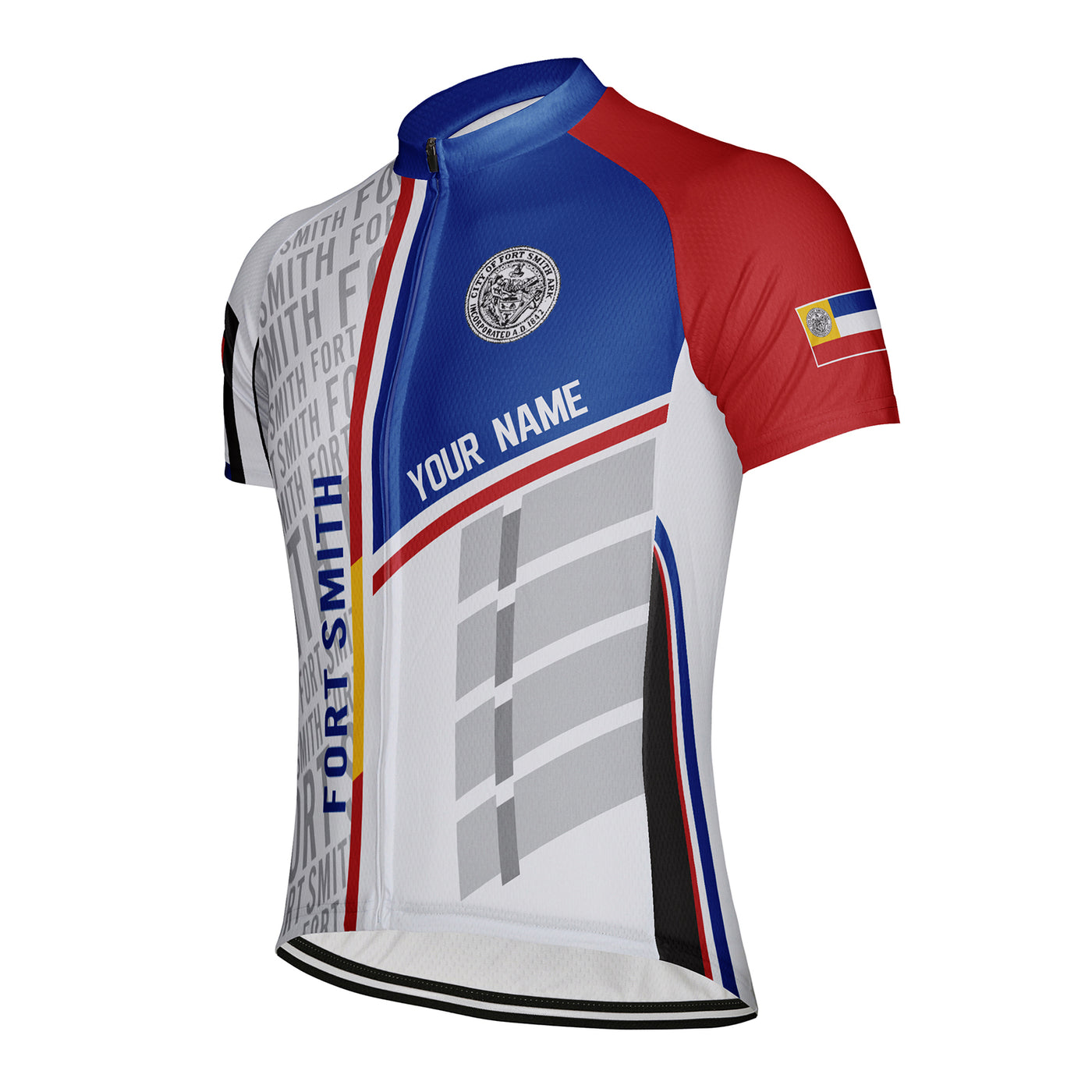 Customized Fort Smith Men's Cycling Jersey Short Sleeve