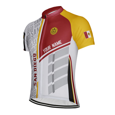 Customized San Diego Men's Cycling Jersey Short Sleeve