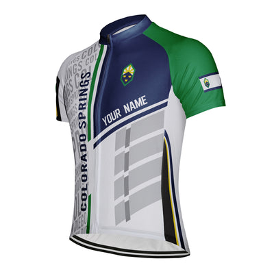 Customized Colorado Springs Men's Cycling Jersey Short Sleeve