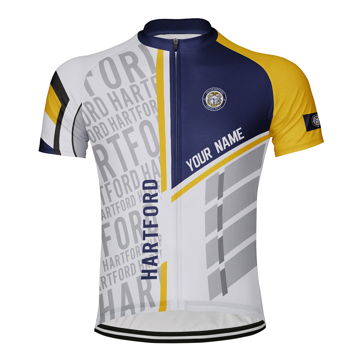 Customized Hartford Men's Cycling Jersey Short Sleeve
