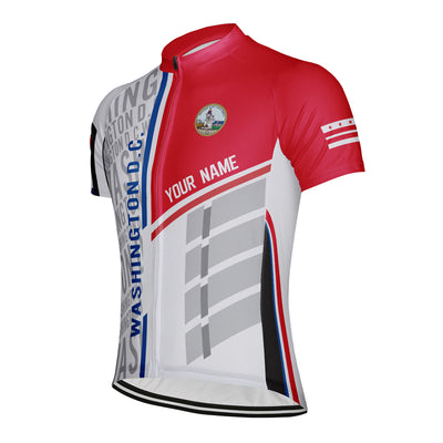 Customized Washington D.C. Men's Cycling Jersey Short Sleeve