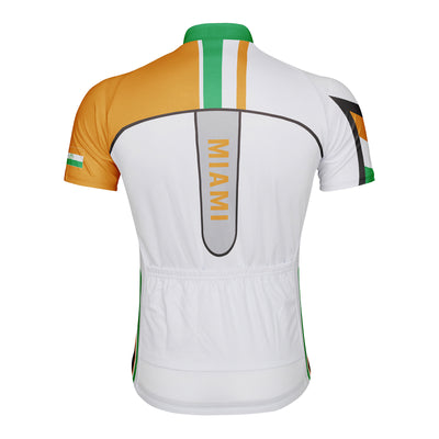 Customized Miami Men's Cycling Jersey Short Sleeve