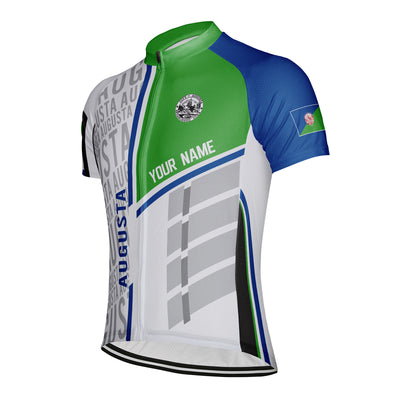 Customized Augusta Men's Cycling Jersey Short Sleeve