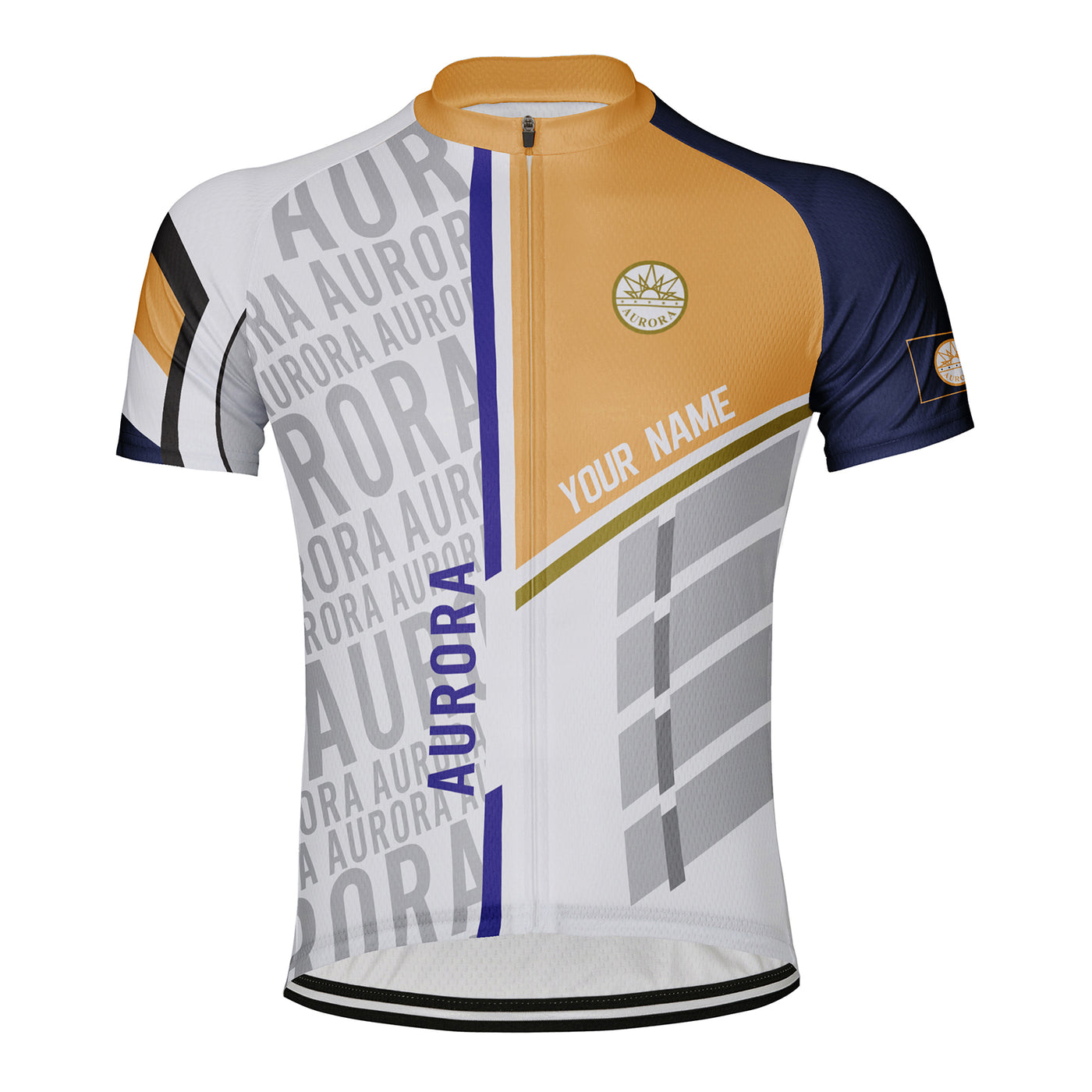 Customized Aurora Men's Cycling Jersey Short Sleeve