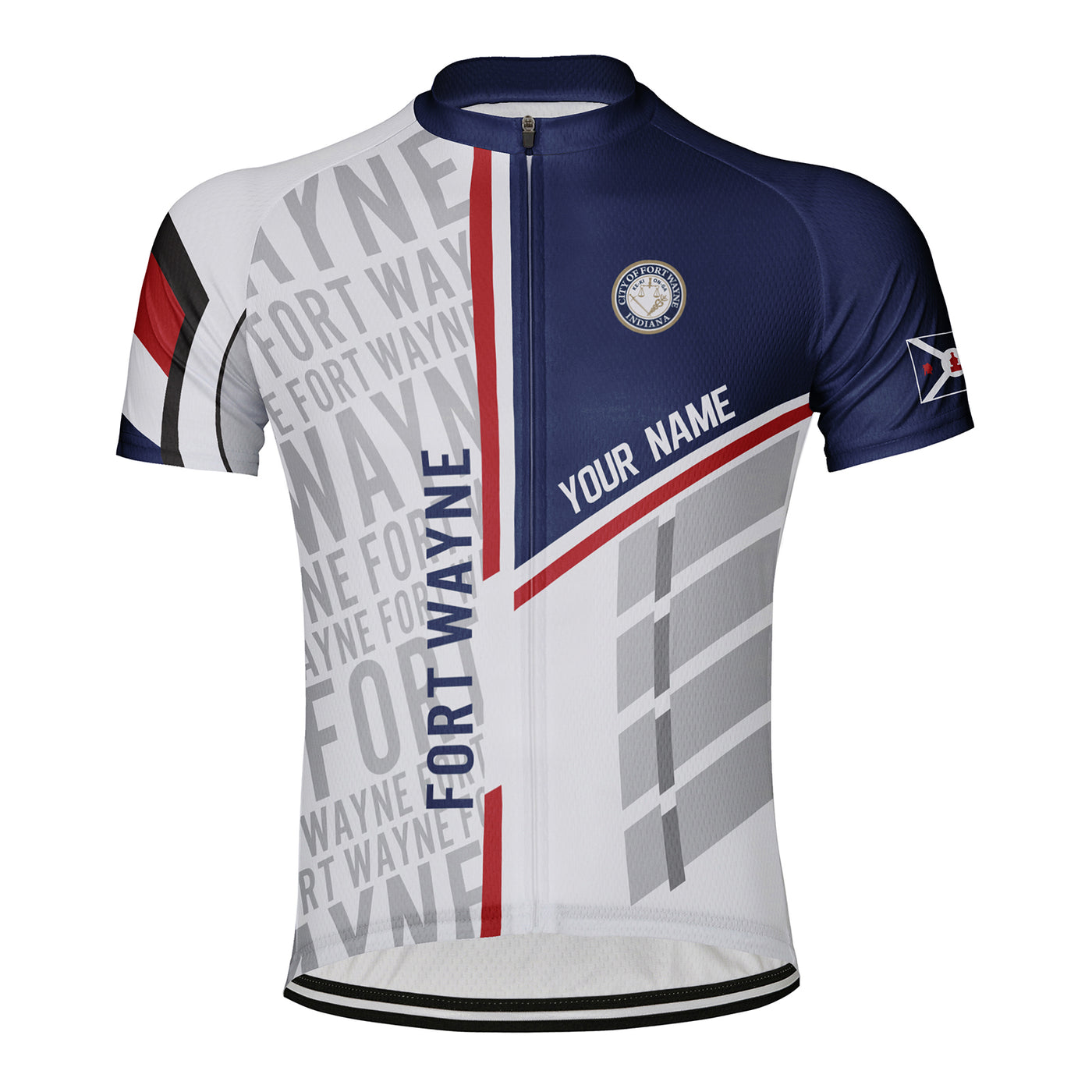 Customized Fort Wayne Men's Cycling Jersey Short Sleeve