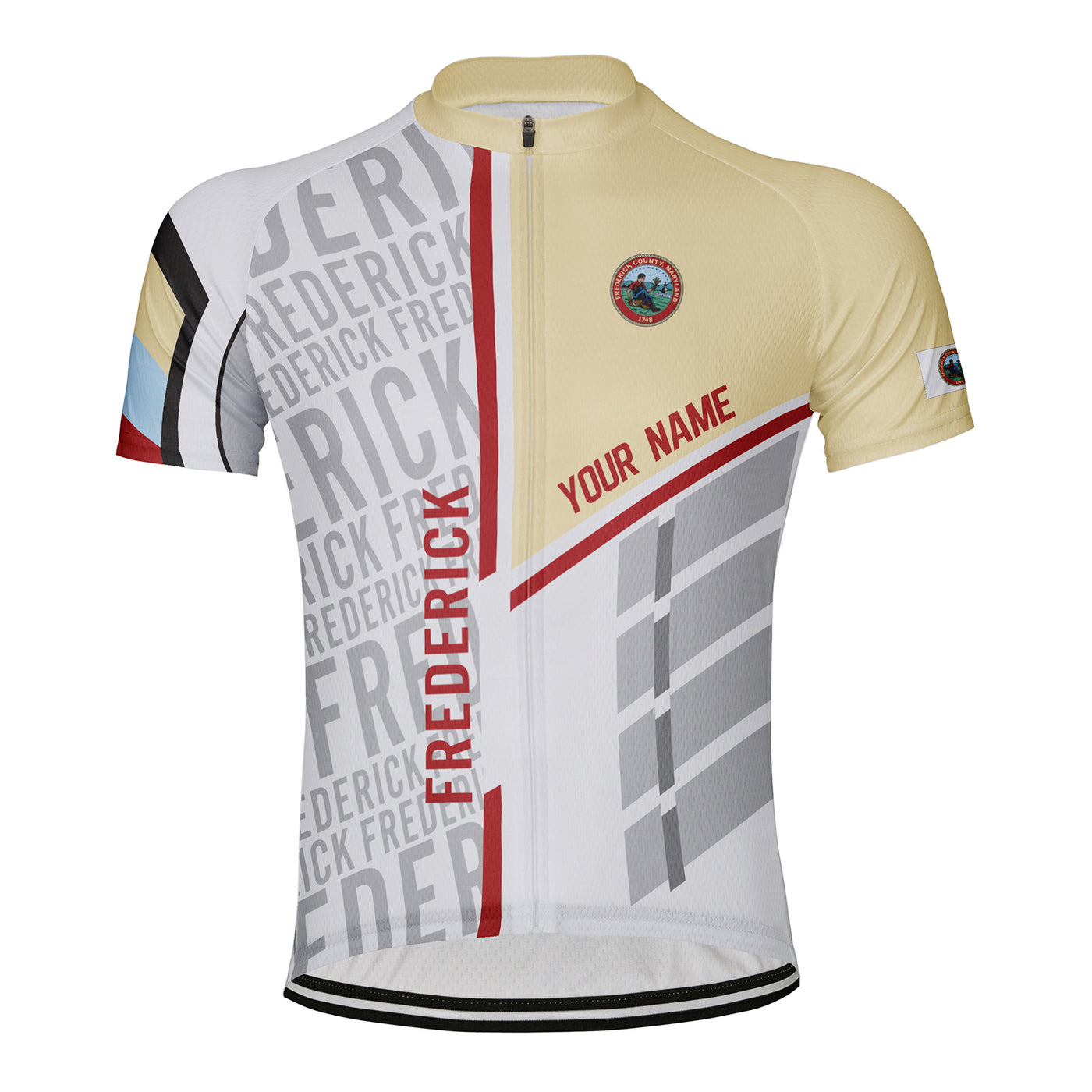 Customized Frederick Men's Cycling Jersey Short Sleeve