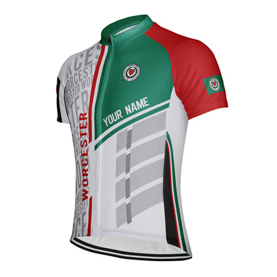 Customized Worcester Men's Cycling Jersey Short Sleeve