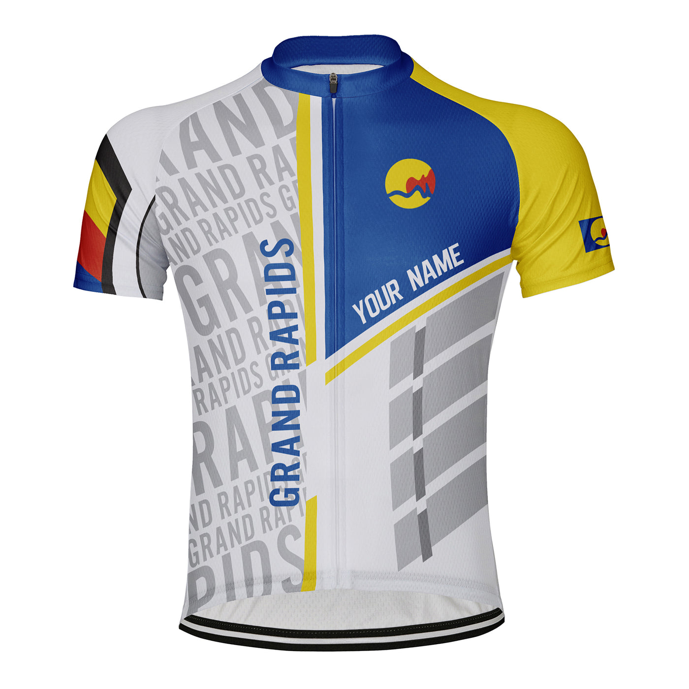 Customized Grand Rapids Men's Cycling Jersey Short Sleeve
