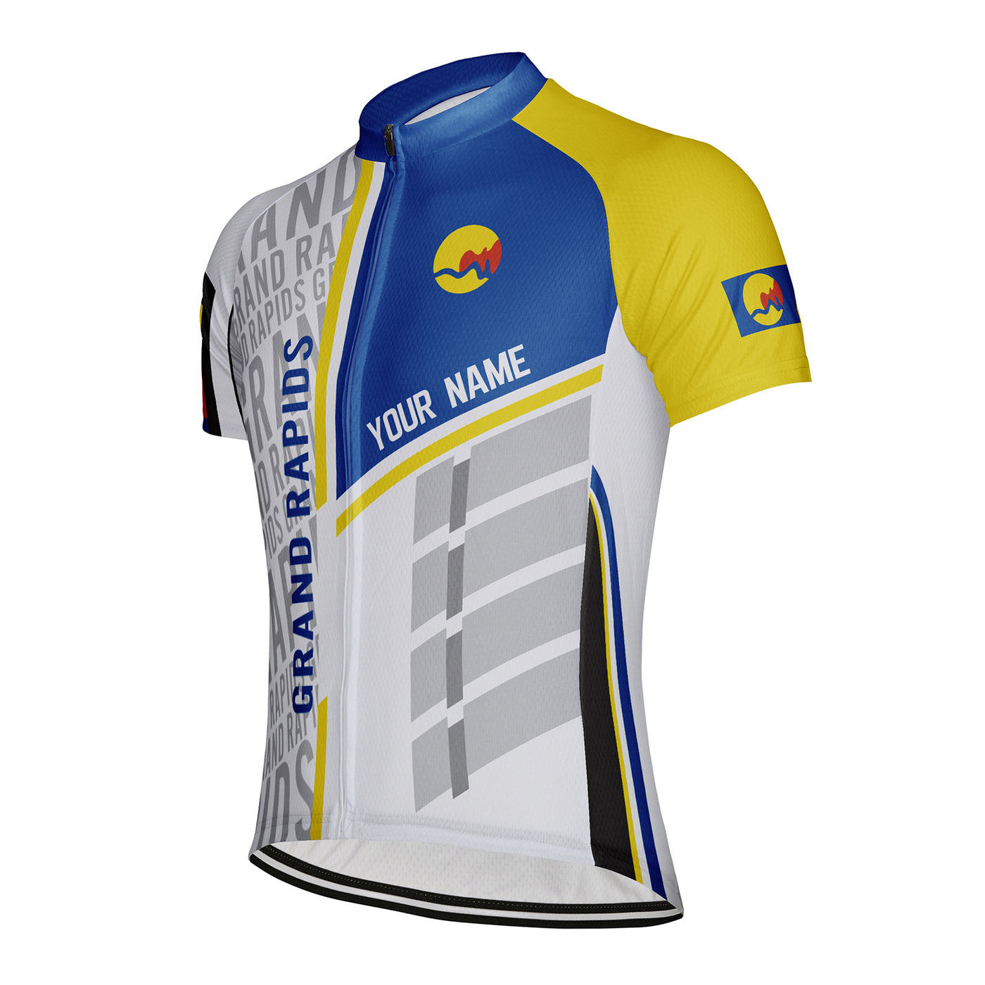Customized Grand Rapids Men's Cycling Jersey Short Sleeve