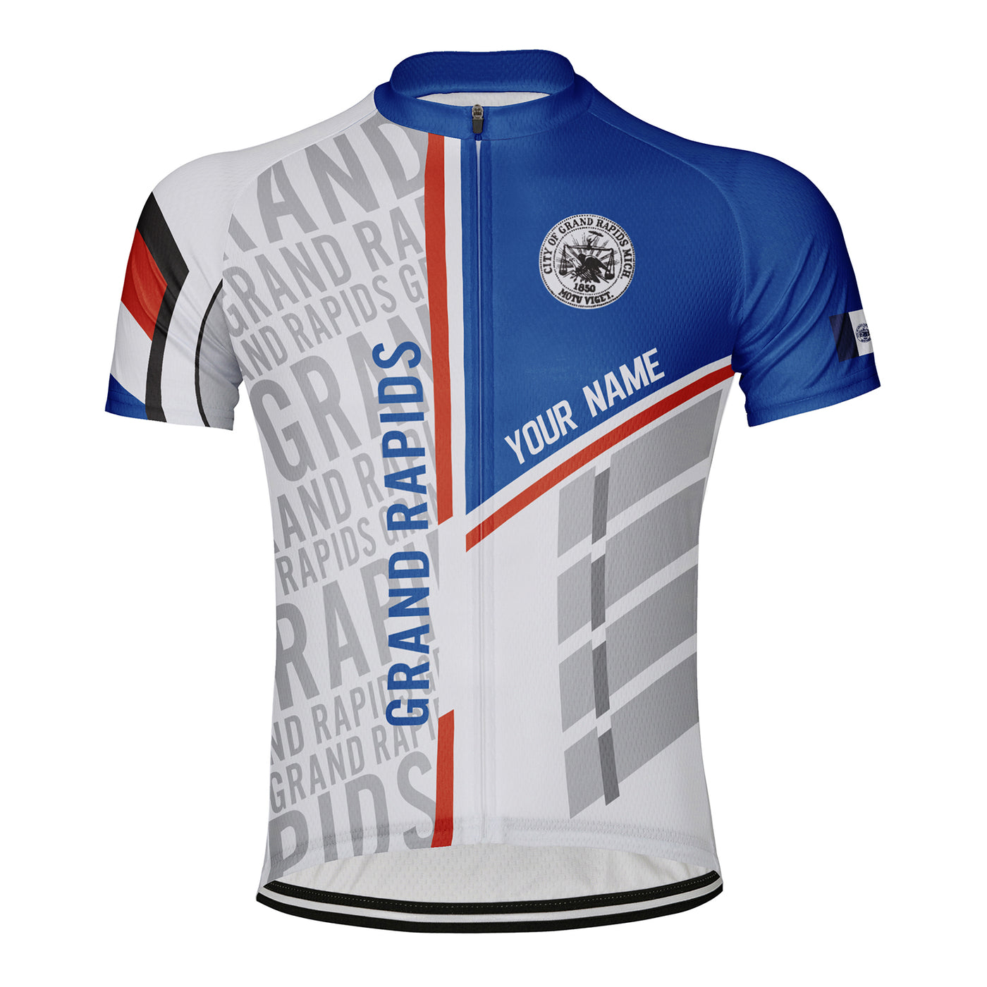 Customized Grand Rapids Men's Cycling Jersey Short Sleeve