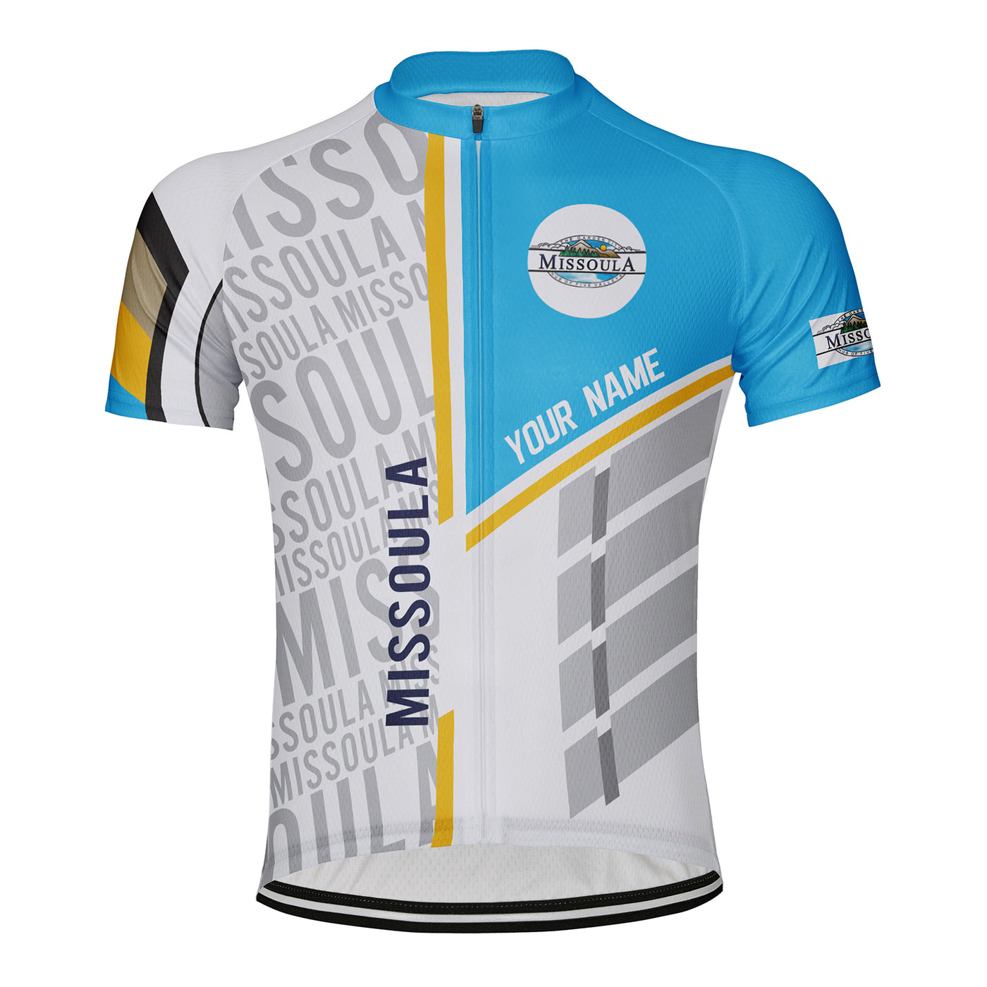 Customized Missoula Men's Cycling Jersey Short Sleeve