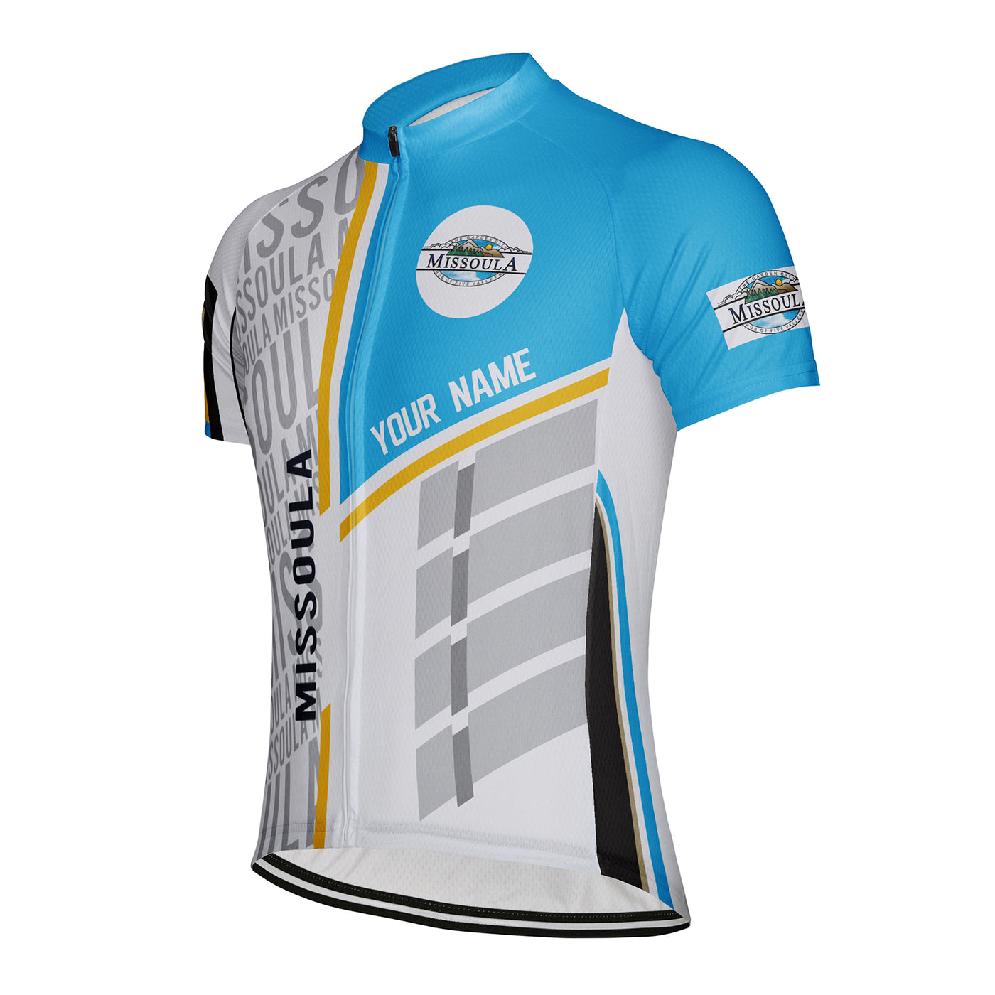 Customized Missoula Men's Cycling Jersey Short Sleeve