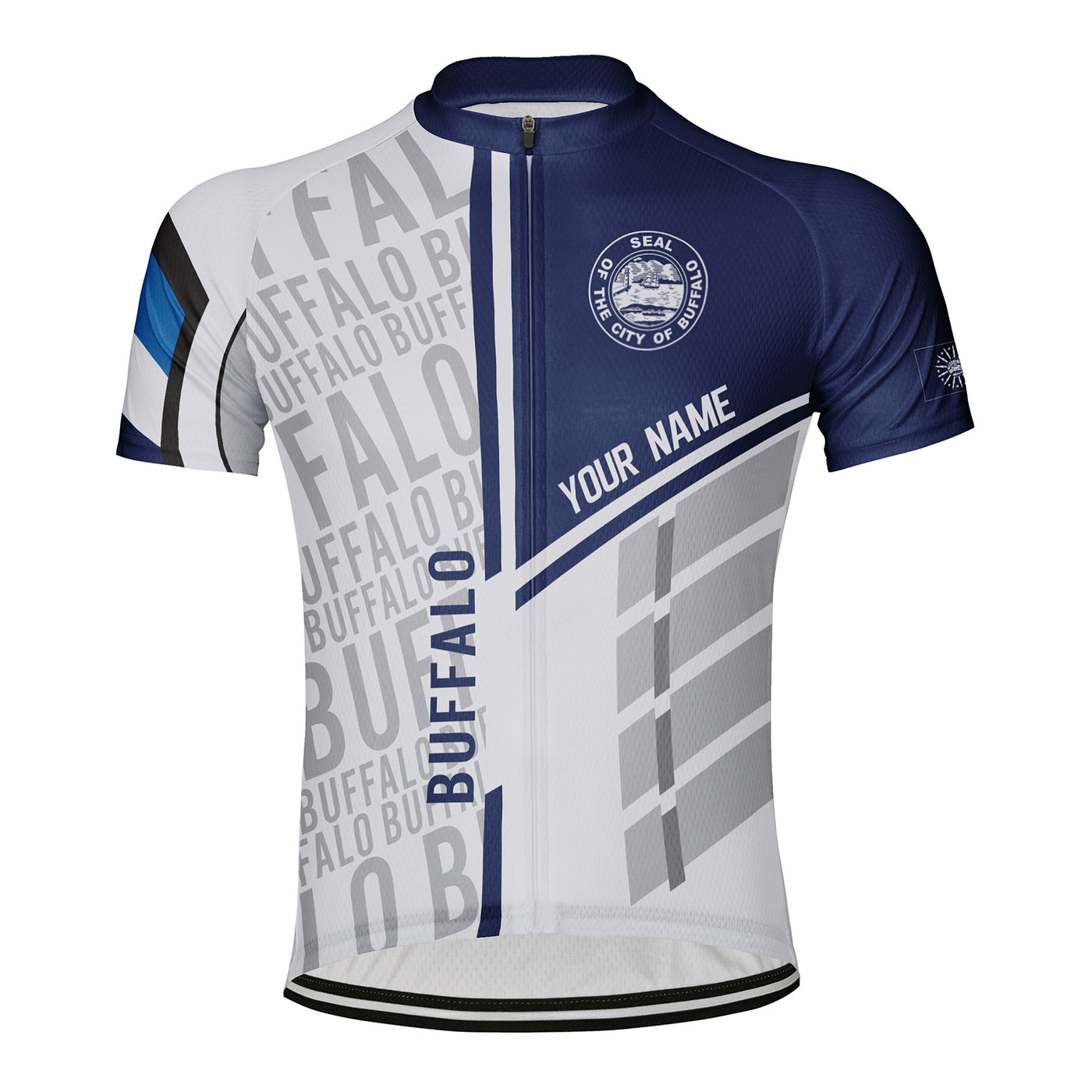 Customized Buffalo Men's Cycling Jersey Short Sleeve