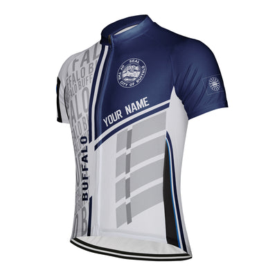 Customized Buffalo Men's Cycling Jersey Short Sleeve