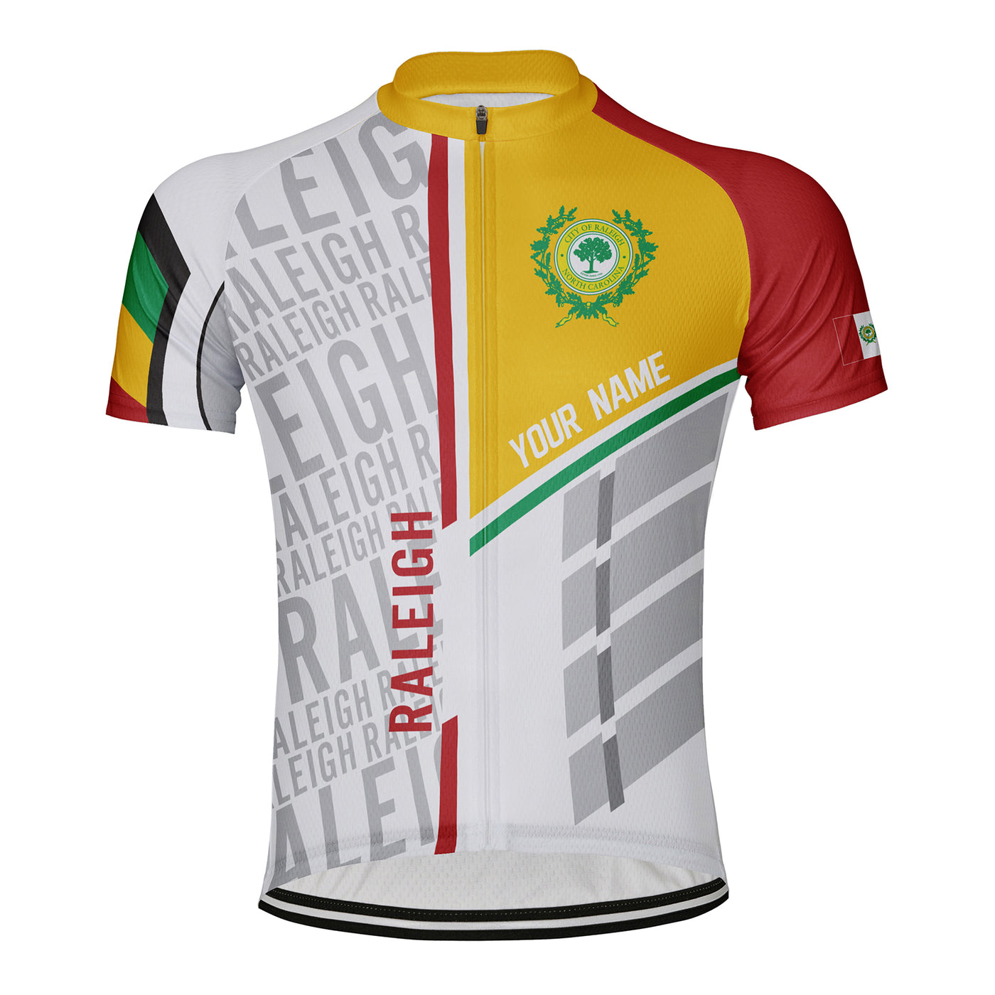Customized Raleigh Men's Cycling Jersey Short Sleeve