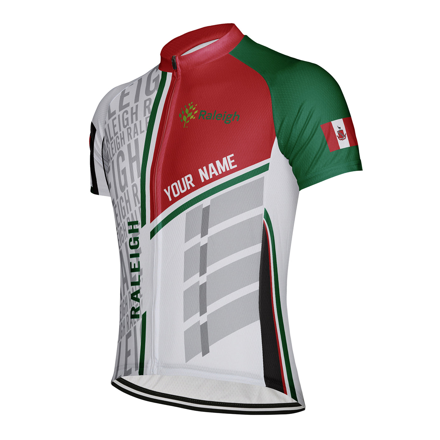 Customized Raleigh Men's Cycling Jersey Short Sleeve