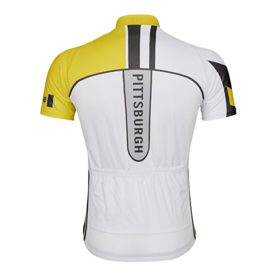 Customized Pittsburgh Men's Cycling Jersey Short Sleeve