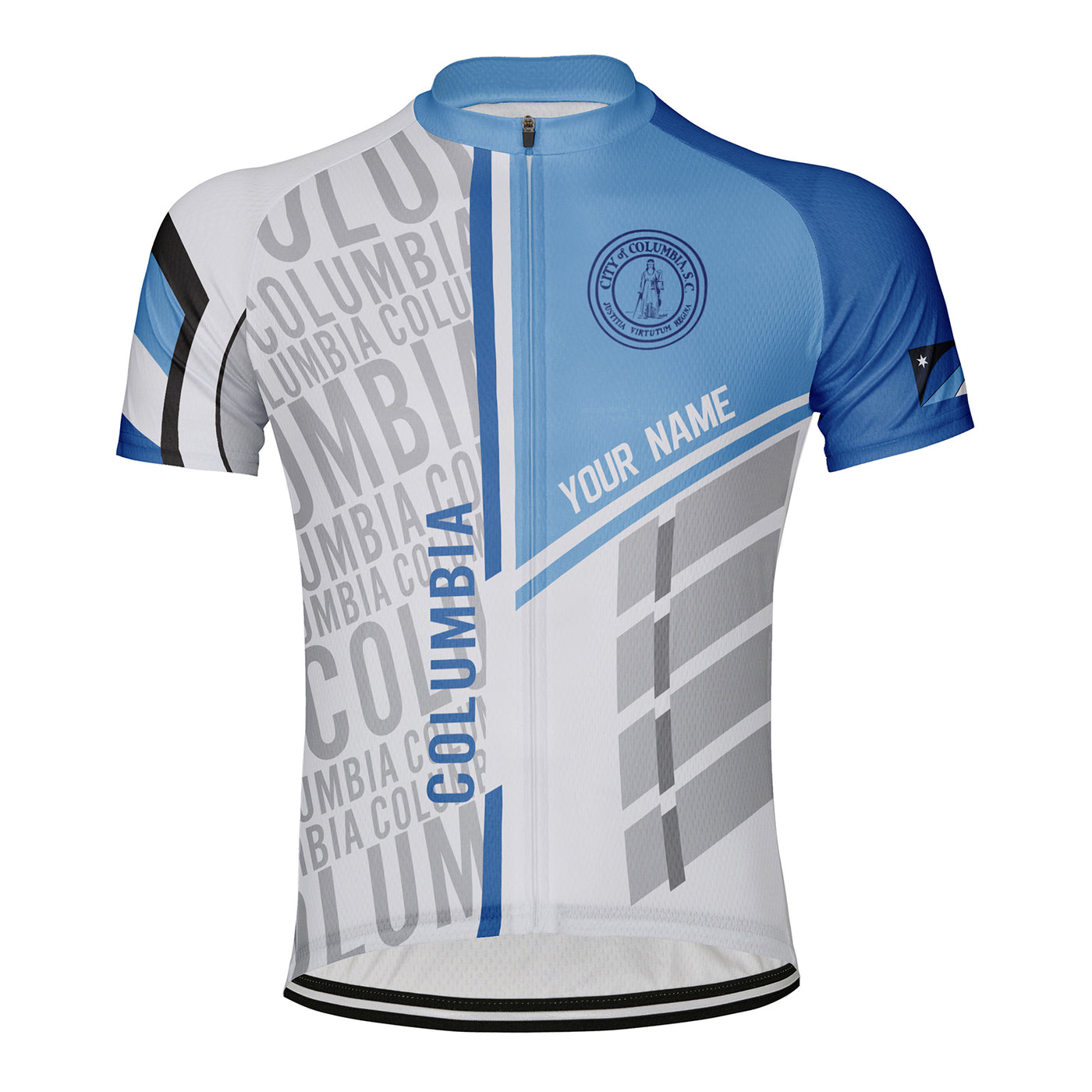 Customized Columbia Men's Cycling Jersey Short Sleeve