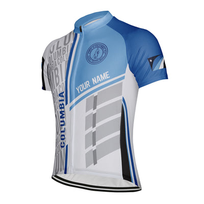 Customized Columbia Men's Cycling Jersey Short Sleeve