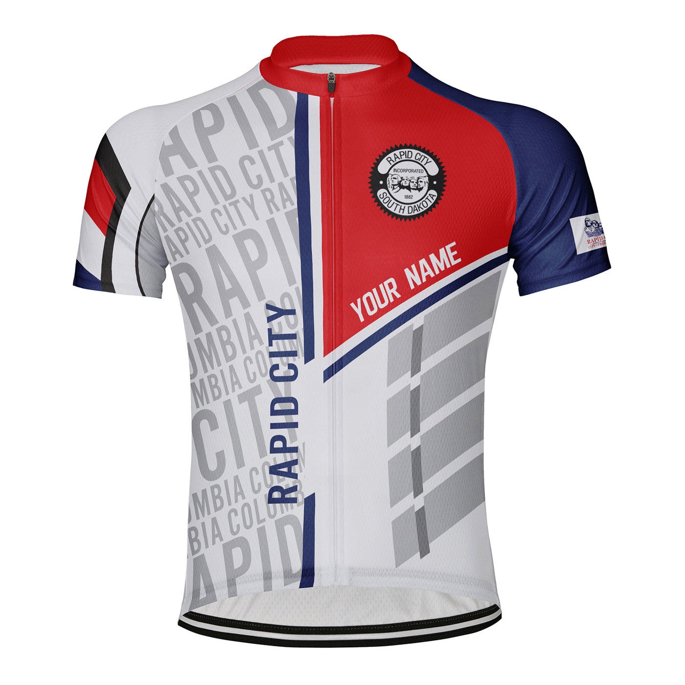 Customized Rapid City Men's Cycling Jersey Short Sleeve
