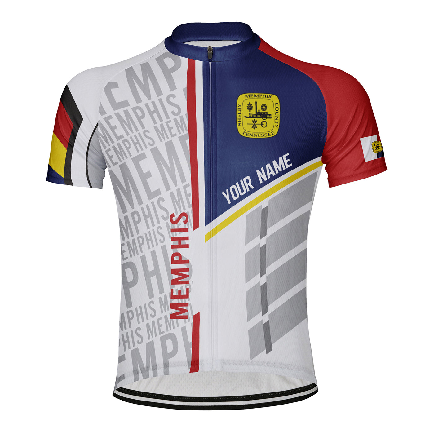 Customized Memphis Men's Cycling Jersey Short Sleeve