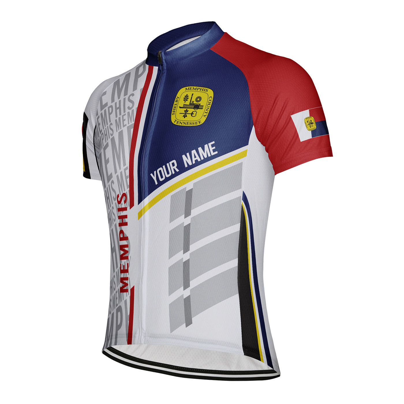 Customized Memphis Men's Cycling Jersey Short Sleeve