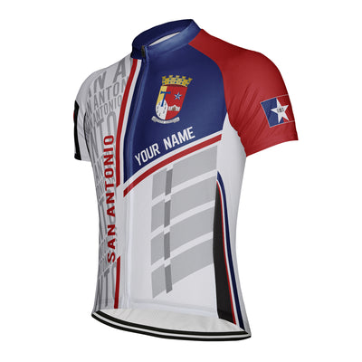 Customized San Antonio Men's Cycling Jersey Short Sleeve