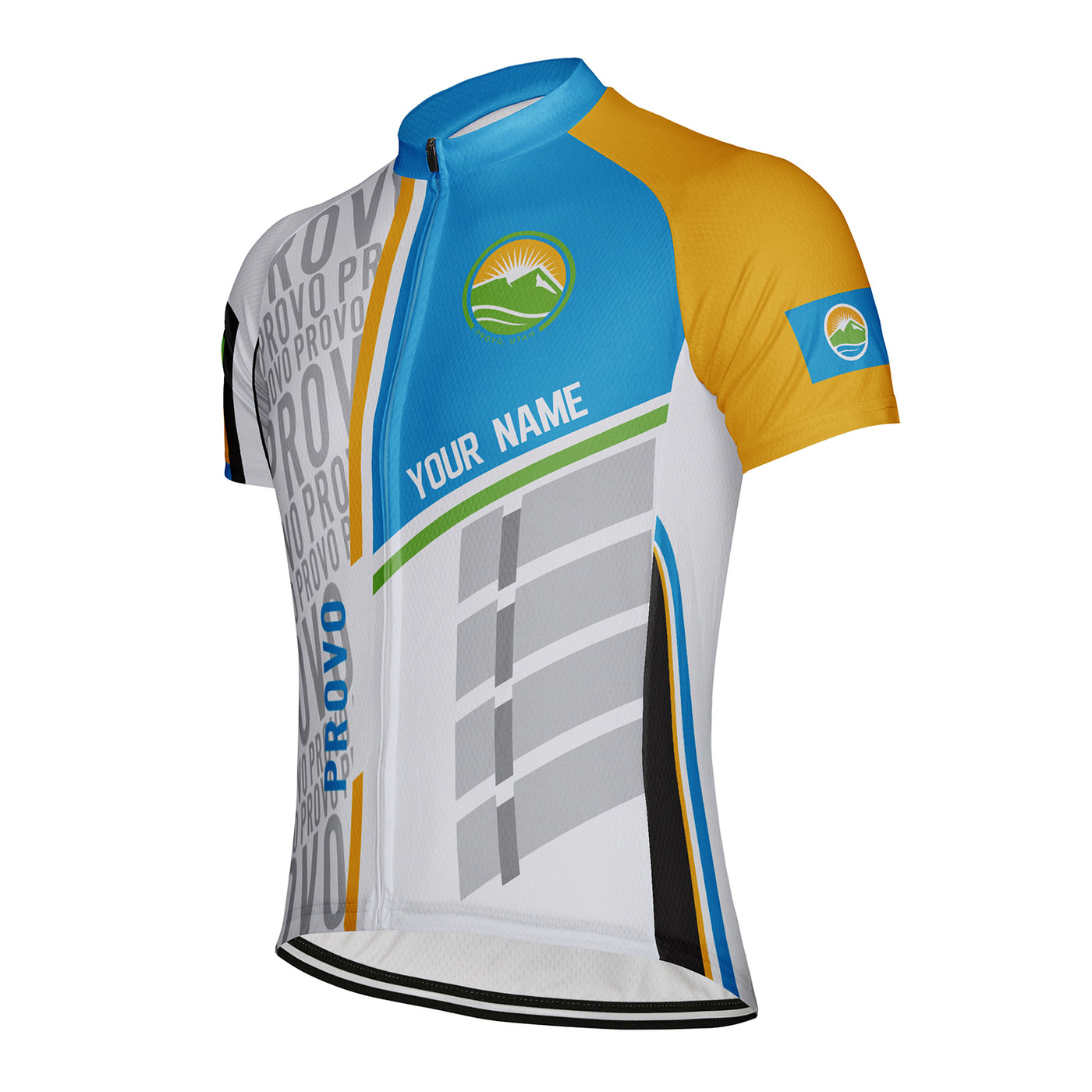 Customized Provo Men's Cycling Jersey Short Sleeve