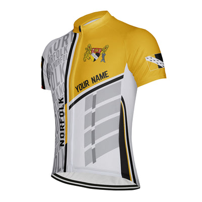 Customized Norfolk Men's Cycling Jersey Short Sleeve