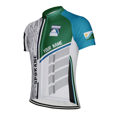 Customized Spokane Men's Cycling Jersey Short Sleeve