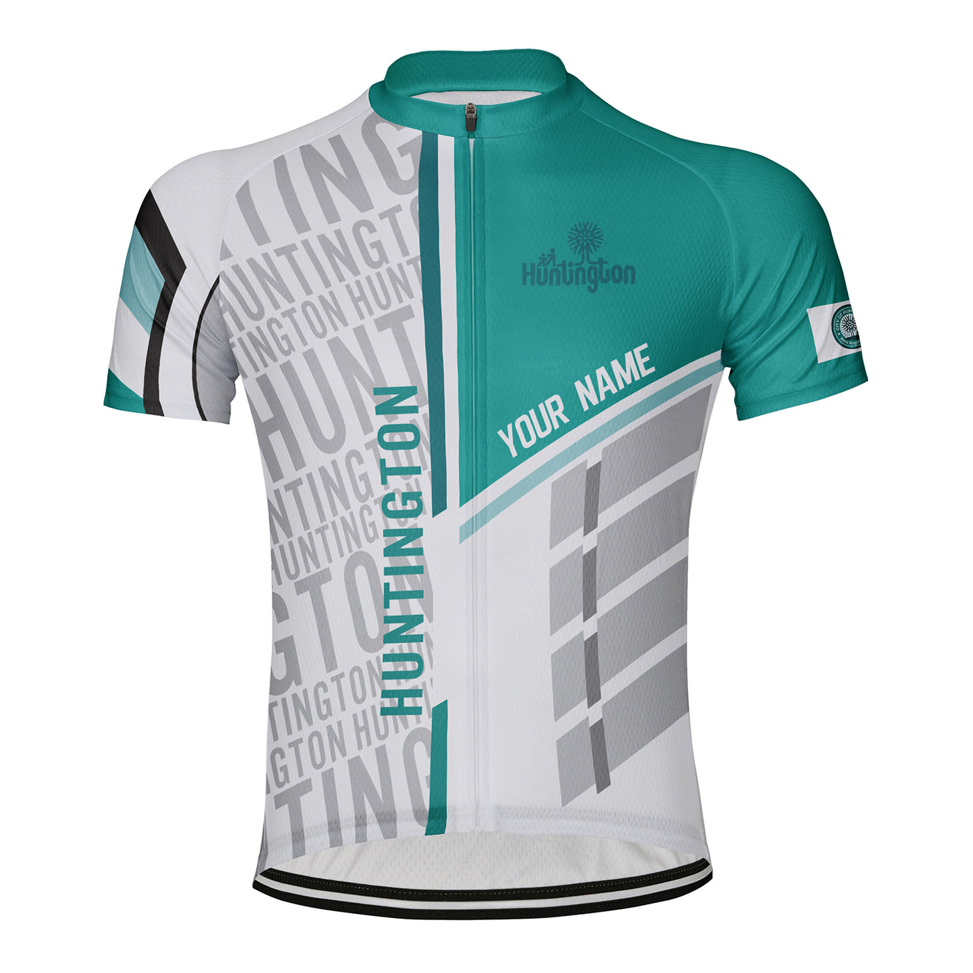 Customized Huntington Men's Cycling Jersey Short Sleeve