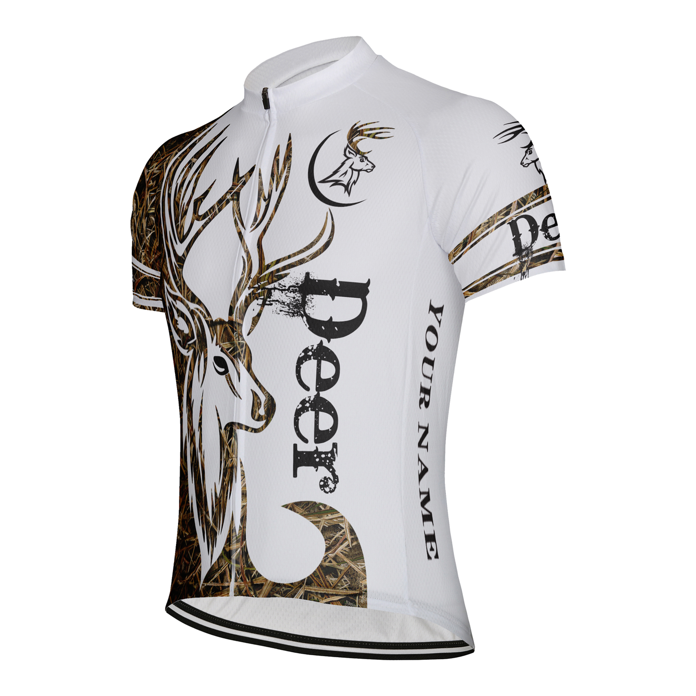 Customized Deer Men's Cycling Jersey Short Sleeve