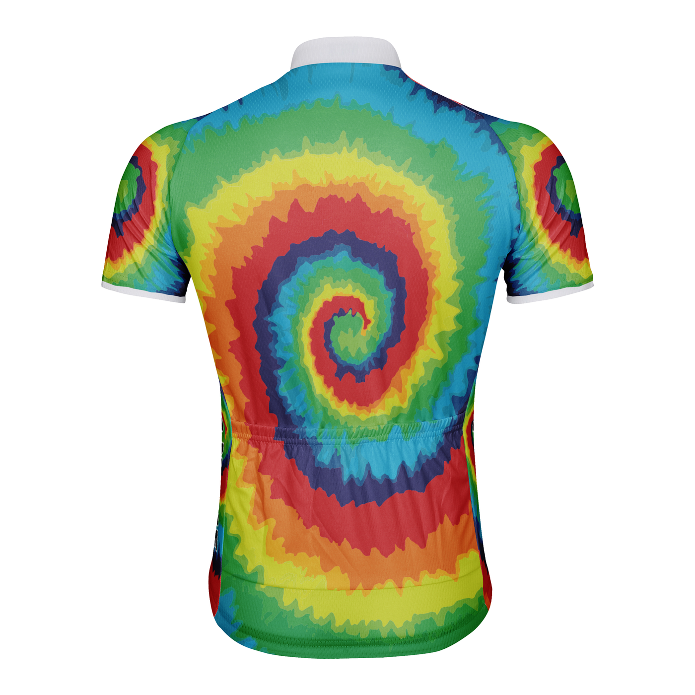 Customized Tie Dye Men's Cycling Jersey Short Sleeve