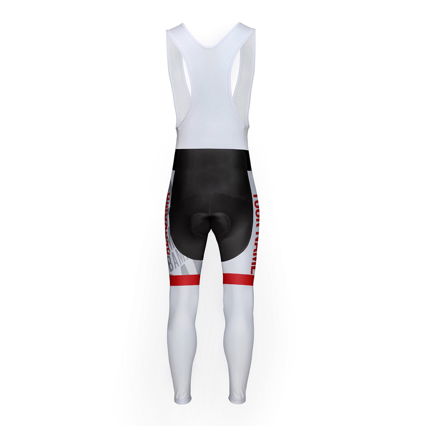 Customized Alabama Unisex Thermal Fleece Cycling Bib Tights Long Pants
