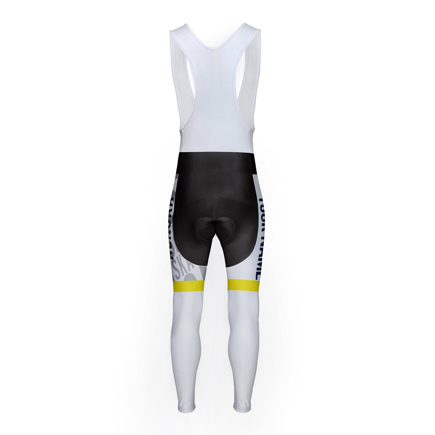Customized Alaska Unisex Thermal Fleece Cycling Bib Tights Long Pants
