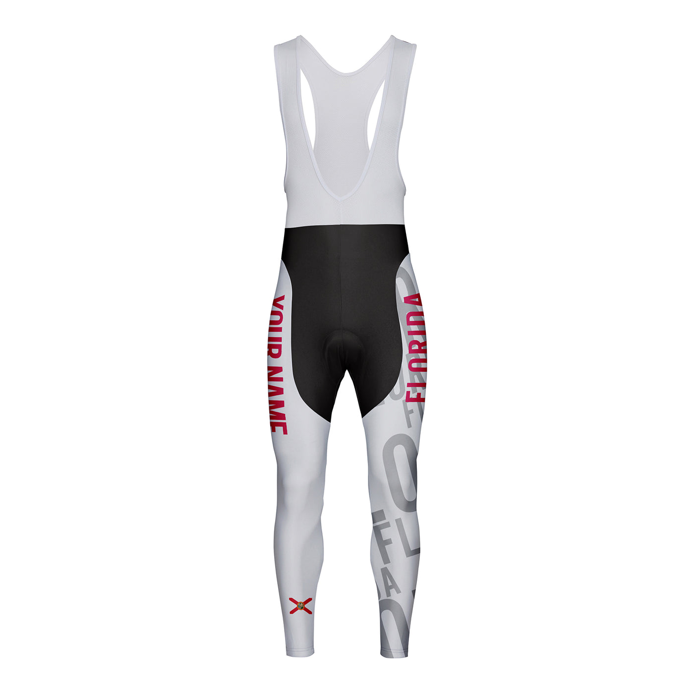 Customized Florida Unisex Cycling Bib Tights Long Pants