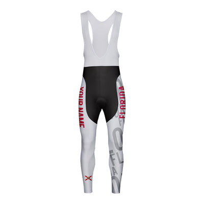 Customized Florida Unisex Cycling Bib Tights Long Pants