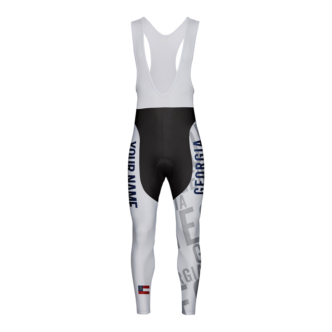 Customized Georgia Unisex Cycling Bib Tights Long Pants